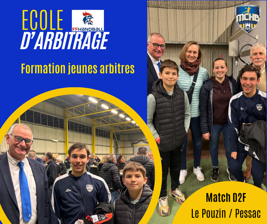 Deux de nos jeunes arbitres proches des étoiles !