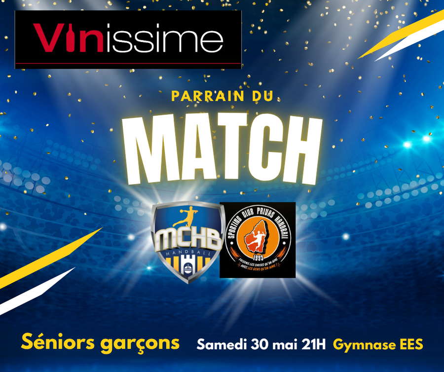 Prochain match parrainé !