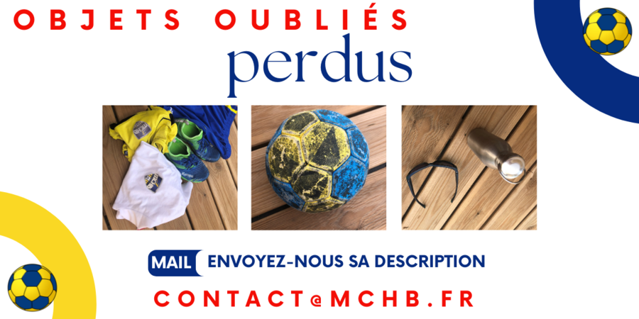 Vêtements, ballon, ... oubliés dans un gymnase ?