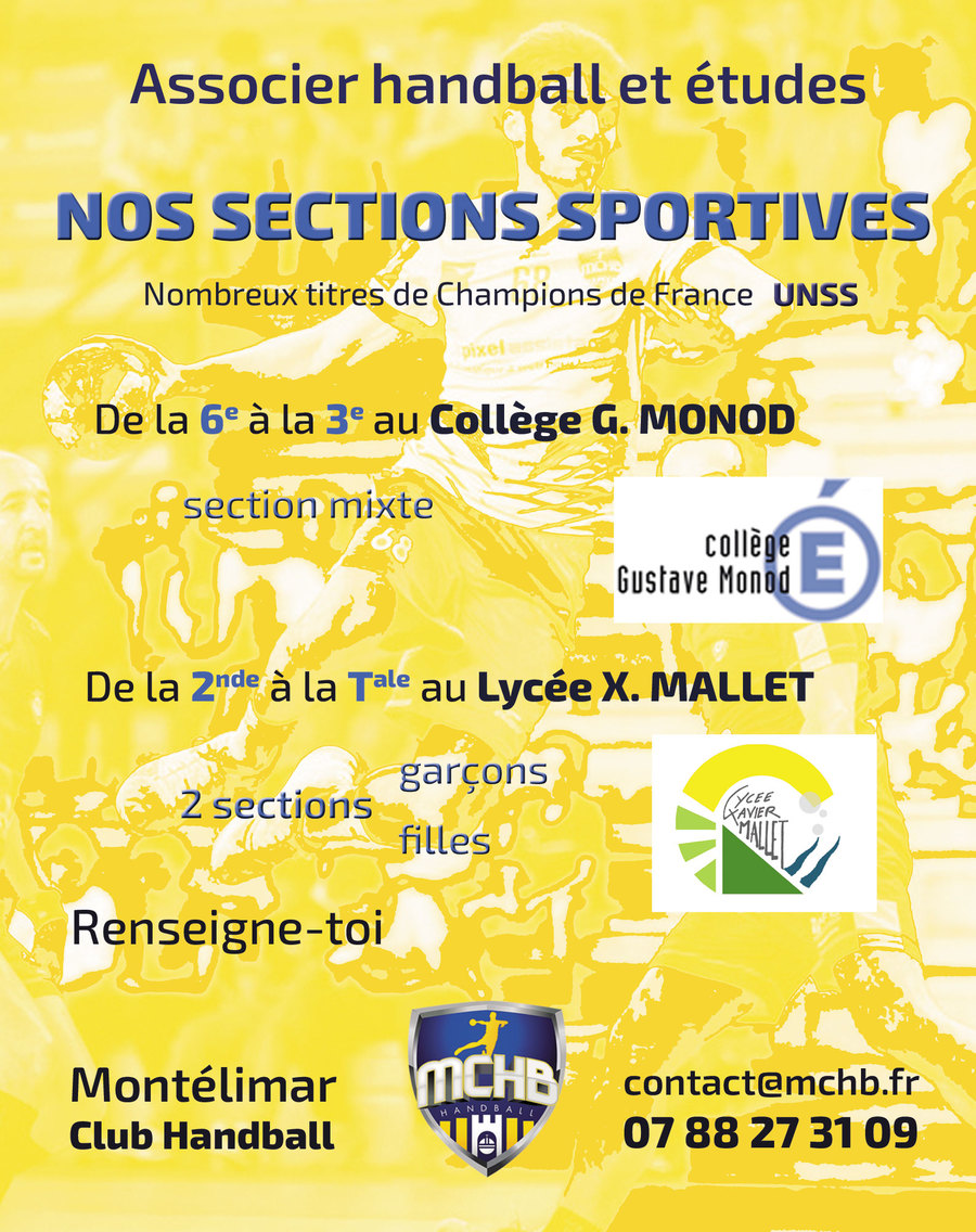 Nos sections sportives